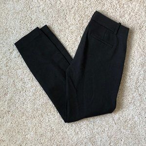 J.Crew Minnie Pant in Black Stretch Twill Size 0